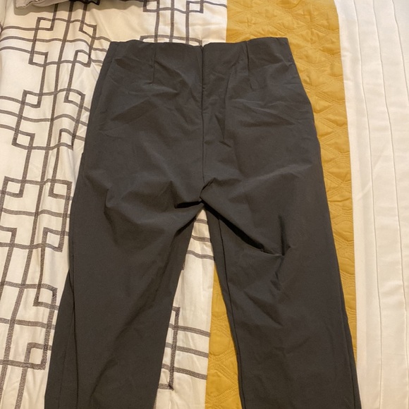 Athleta wander slim ankle pant size 10 olive green - Picture 4 of 11